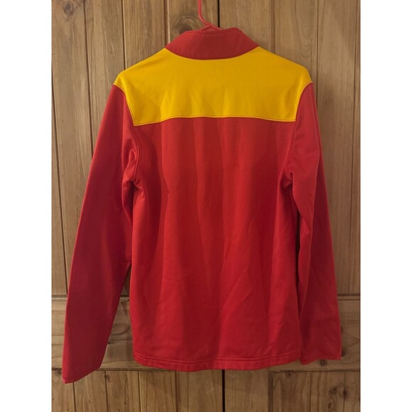 NFL Team Apparel KC Chiefs 1/4 Zip Fleece Lined Pullover Small - Picture 2 of 4